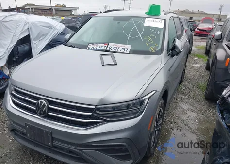 2022 Volkswagen Tiguan 2.0T S z USA, uszkodzony, nr VIN 3VV1B7AX9NM042224
